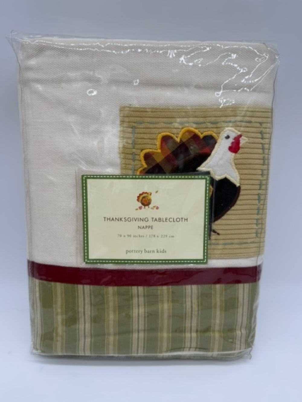Pottery Barn Kids Thanksgiving Table Cloth~Vintage~Classic~Rare~